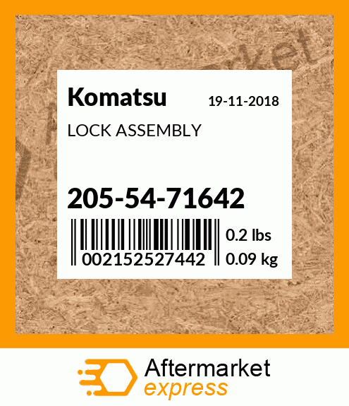 LOCK. ASSEMBLY