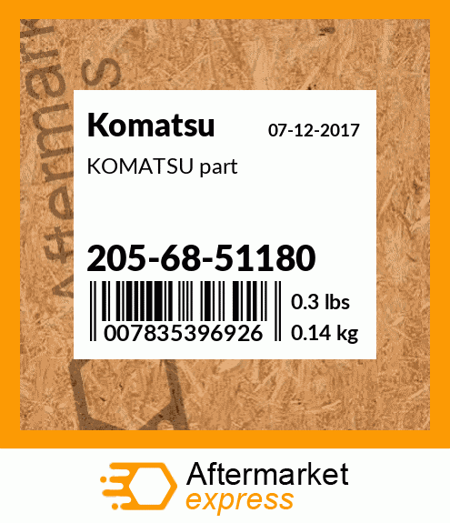 KOMATSU part