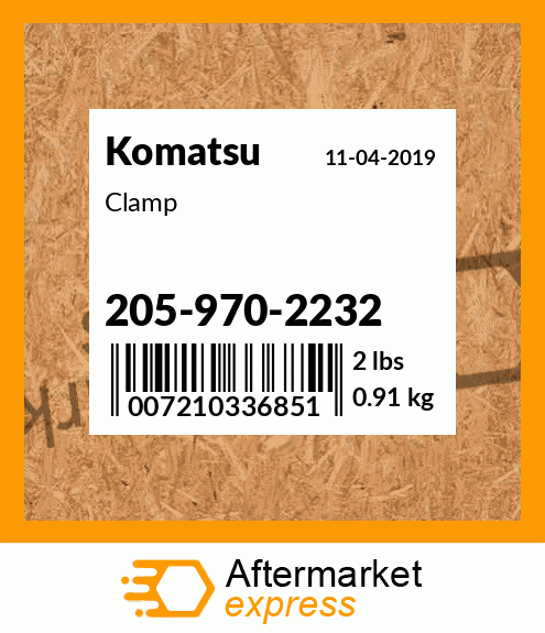 Spare part 2059702232 + Clamp