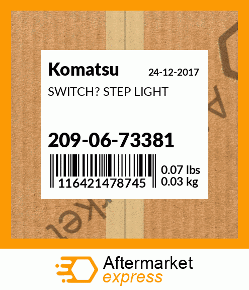 Spare part 209-06-73381 + SWITCH? STEP LIGHT