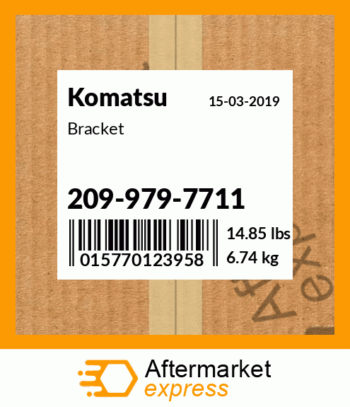 Spare part 209-979-7711 + Bracket