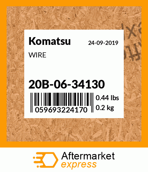 Spare part 20B-06-34130 + WIRE