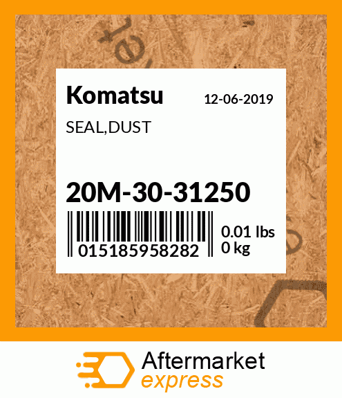 Spare part 20M3031250 + SEAL,DUST