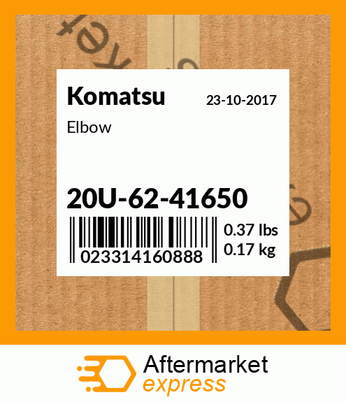 Elbow 20U-62-41650