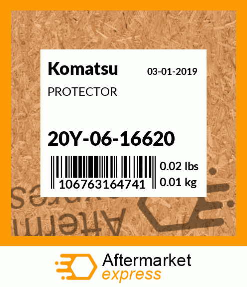 Spare part 20Y-06-16620 + PROTECTOR