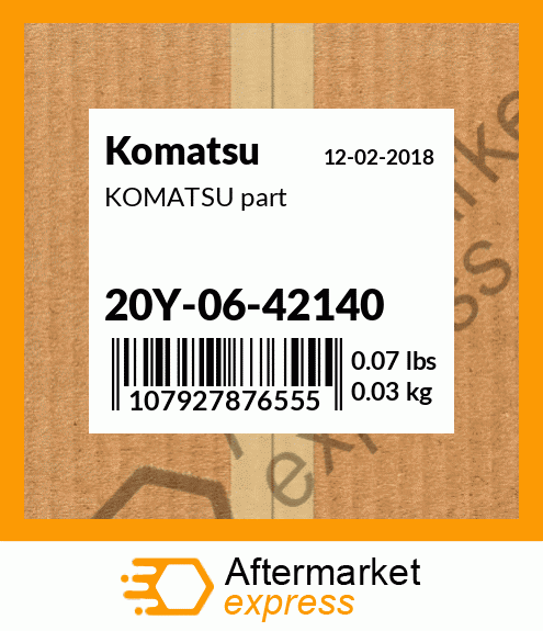 KOMATSU part