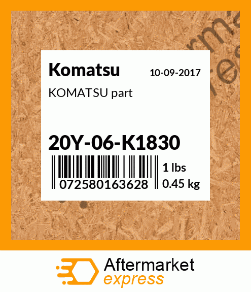 KOMATSU part