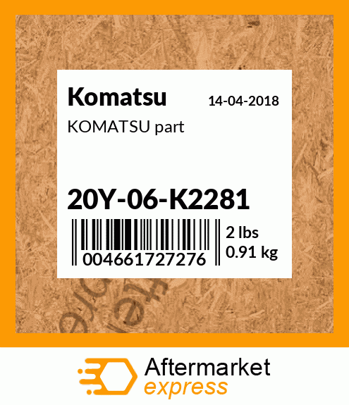 KOMATSU part