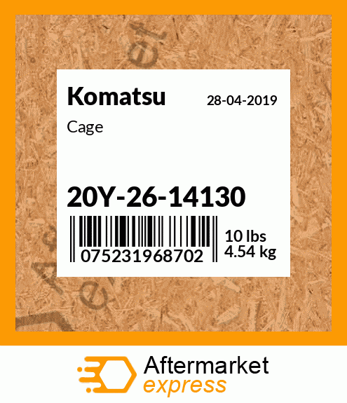 Spare part 20Y-26-14130 + Cage