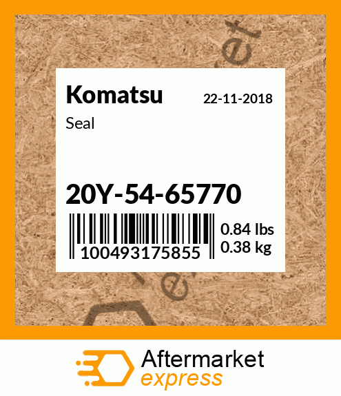 Spare part 20Y-54-65770 + Seal