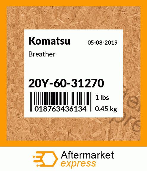 Spare part 20Y-60-31270 + Breather