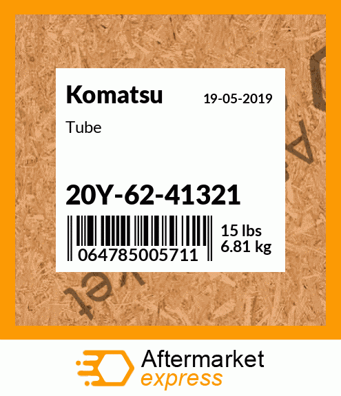 Spare part 20Y-62-41321 + Tube