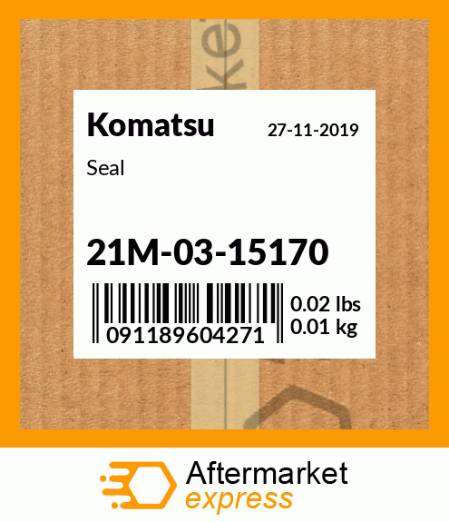 Spare part 21M-03-15170 + Seal