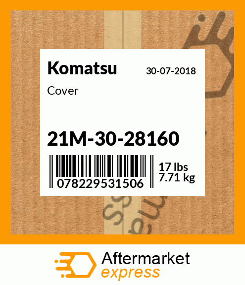 Spare part 21M-30-28160 + Cover