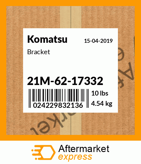 Spare part 21M-62-17332 + Bracket