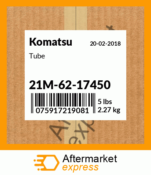 Spare part 21M-62-17450 + Tube