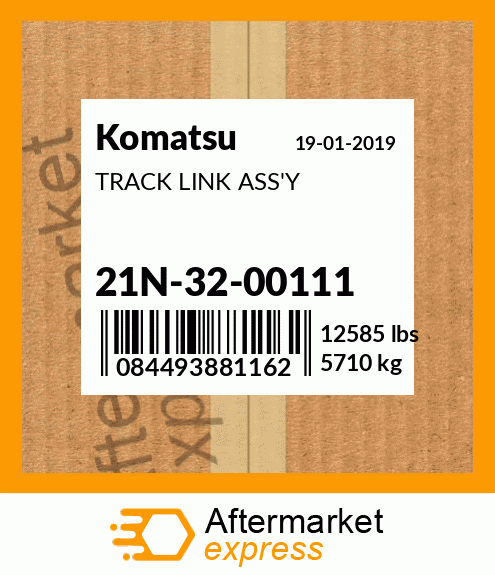 Spare part 21N-32-00111 + TRACK LINK ASS'Y