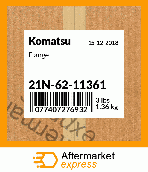 Spare part 21N-62-11361 + Flange