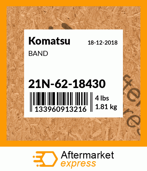 Spare part 21N-62-18430 + BAND