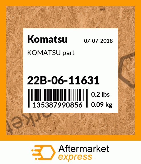 KOMATSU part