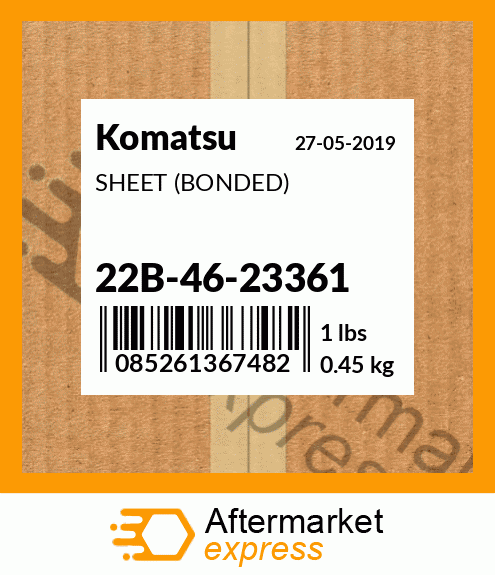 Spare part 22B-46-23361 + SHEET (BONDED)