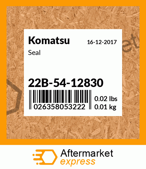 Spare part 22B-54-12830 + Seal