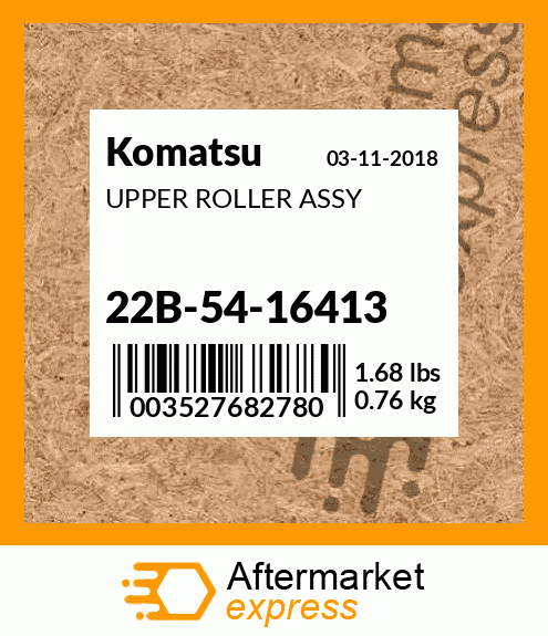 Spare part 22B-54-16413 + UPPER ROLLER ASSY