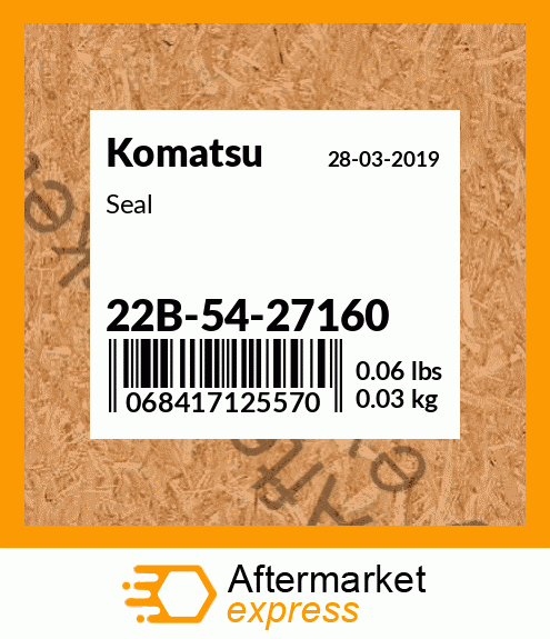 Spare part 22B-54-27160 + Seal