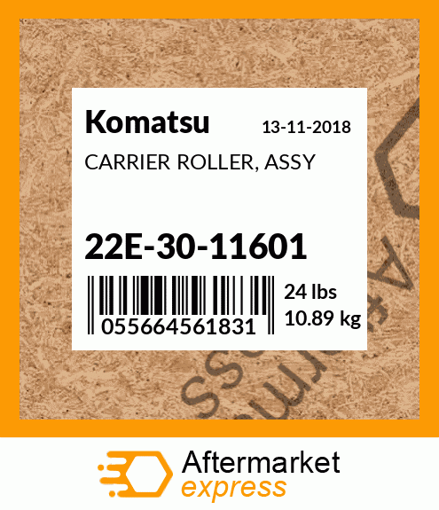 Spare part 22E-30-11601 + CARRIER ROLLER, ASSY