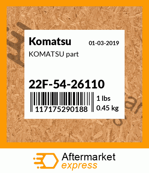 KOMATSU part