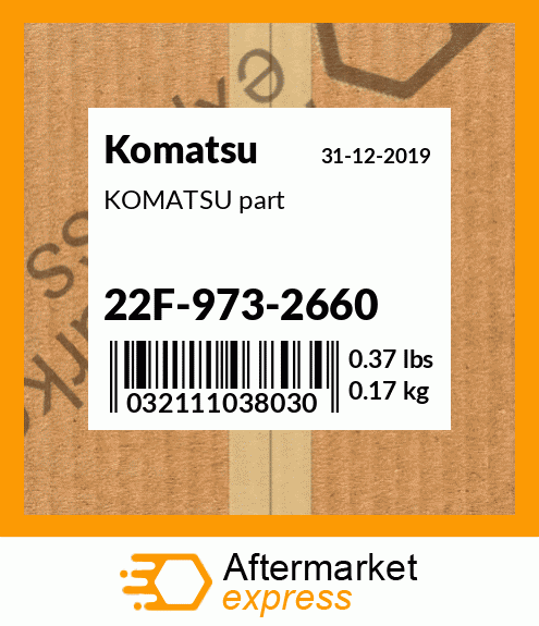 KOMATSU part