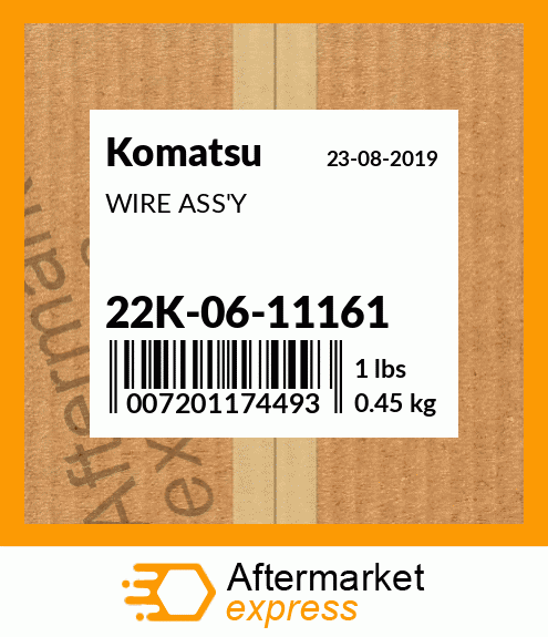 Spare part 22K-06-11161 + WIRE ASS'Y