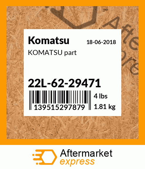 KOMATSU part