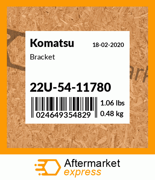 Spare part 22U-54-11780 + Bracket