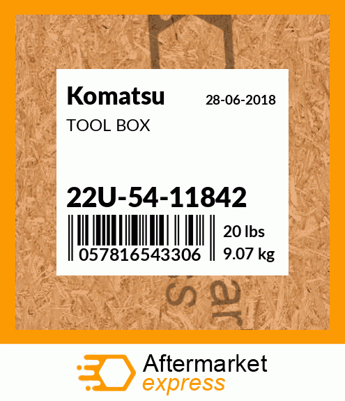 Spare part 22U-54-11842 + TOOL BOX