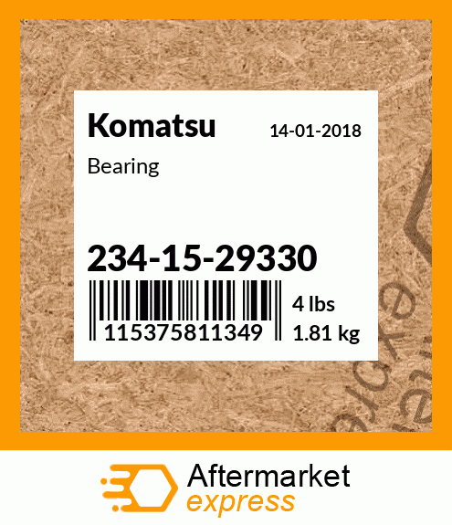 Spare part 234-15-29330 + Bearing