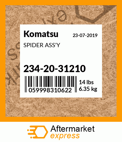 Spare part 2342031210 + SPIDER ASS'Y