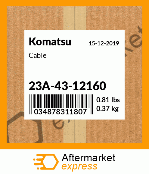 Spare part 23A-43-12160 + Cable