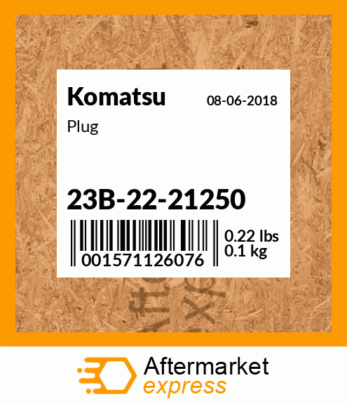 23B-22-21460 - JOINT fits Komatsu | Price: $1,330