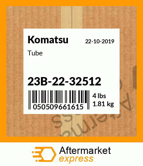 Spare part 23B-22-32512 + Tube