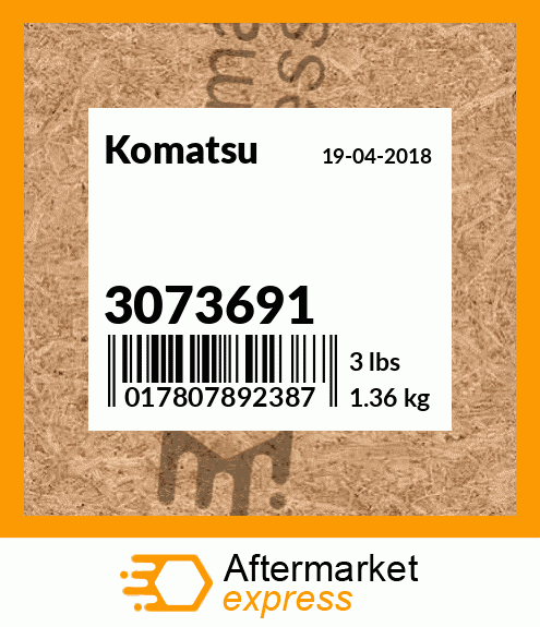 186780 fits Komatsu |