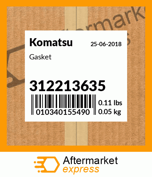 Spare part 312213635 + Gasket