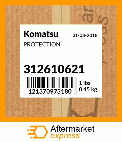 Spare part 312610621 + PROTECTION