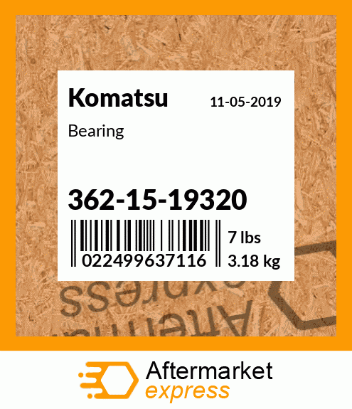 Spare part 3621519320 + Bearing