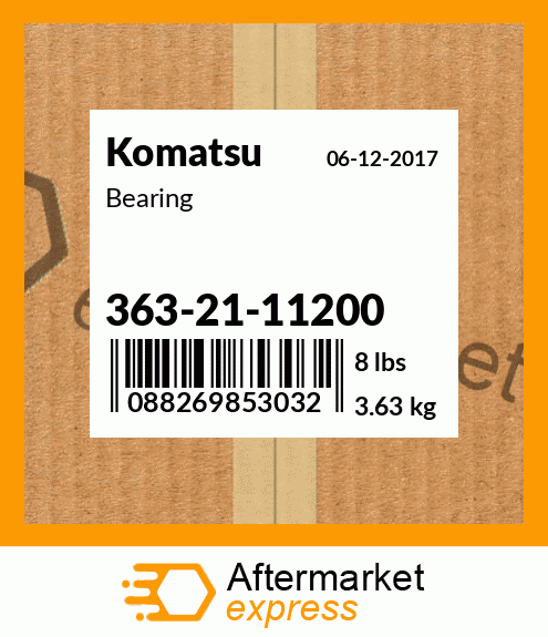 Spare part 363-21-11200 + Bearing