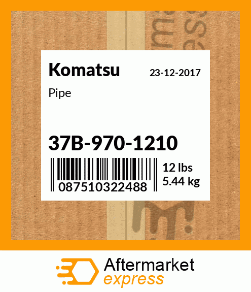 Spare part 37B-970-1210 + Pipe