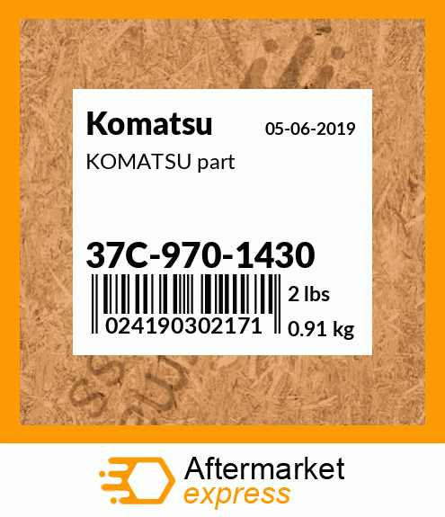 KOMATSU part