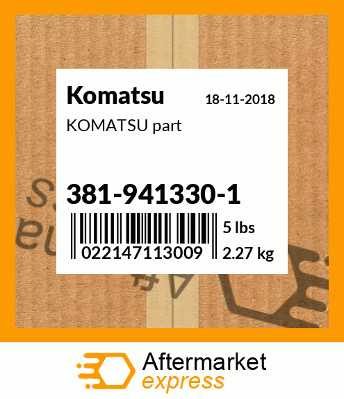 KOMATSU part