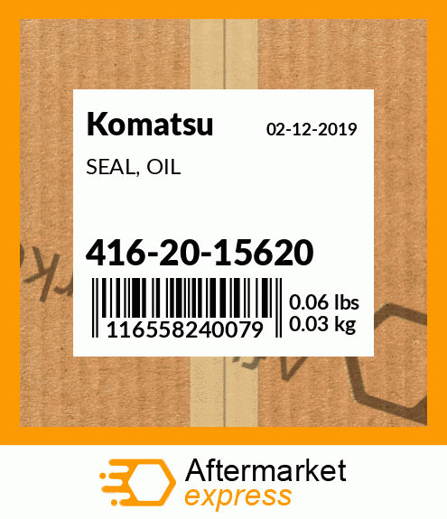 Spare part 4162015620 + SEAL, OIL