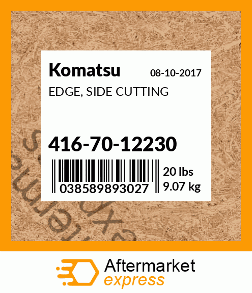 Spare part 416-70-12230 + EDGE, SIDE CUTTING